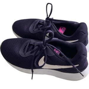 Nike Women's Sneakers in deep purple and White